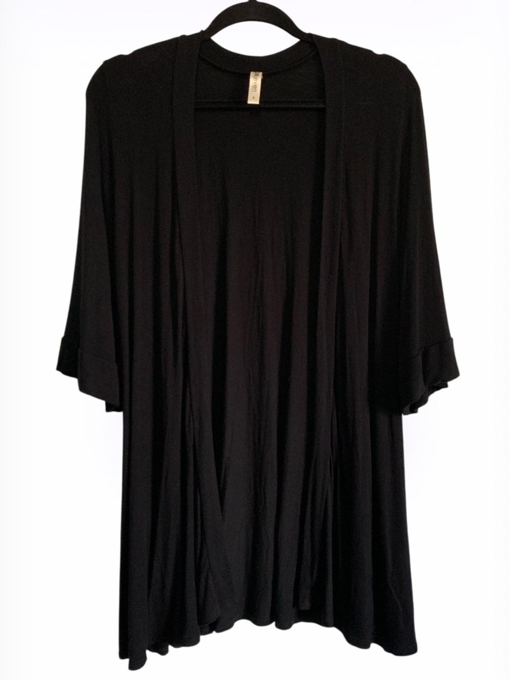 24Seven Asymmetrical Open Draped Cardigan